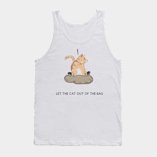 Who let the cat out? Tank Top